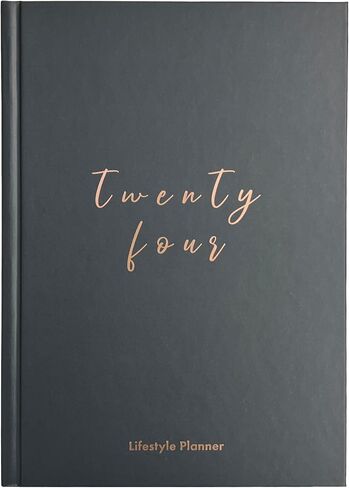 Perfect Planner Company - 2024 Lifestyle Planner - A5 Hardcover Organiser - Personal Development - Goal Setting - Habits and Routines - 100gsm FSC Paper, Midnight in Saudi Arabia