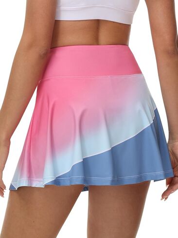 UPSOWER Women's Tennis Skirts Golf Skorts with Pockets High Waisted Inner Shorts Athletic Workout Pleated Skirts in Kuwait