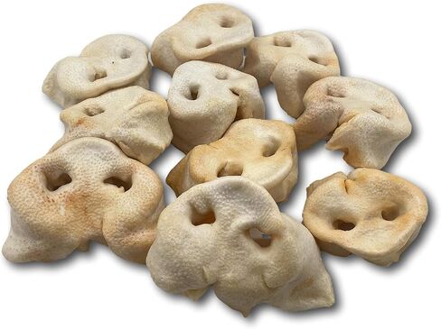 Top Dog Chews - Pig Snout Dog Treats, 12 Pack, American Made, All Natural, Long Lasting, Healthy Chews for Dogs, Perfect Training Treat for a Puppy or Small, Medium & Large Dogs in Kuwait