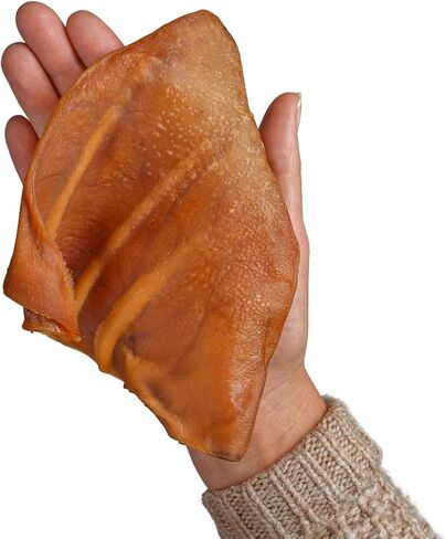 Pig Ears for Dogs (100 Count) | Single Ingredient Pig Ears Dog Chews | Healthy Pig Ears | Natural Dog Treats | Rawhide Alternative | Healthy Treats for All Dogs in Saudi Arabia