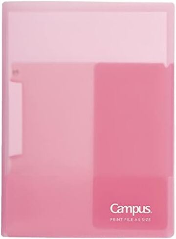 Kokuyo Campus Easy to Review Print File، Clip Folder، File Folder، A4، وردي، استيراد اليابان (FU-CE755P) in Saudi Arabia