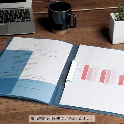 Kokuyo Campus Easy to Review Print File، Clip Folder، File Folder، A4، وردي، استيراد اليابان (FU-CE755P) in Kuwait