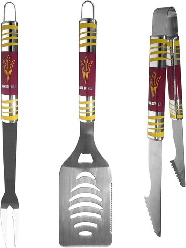 Siskiyou Sports NCAA Arizona State Sun Devils Unisex 3 pc Tailgater BBQ Set, Team Colors, One Size in Saudi Arabia