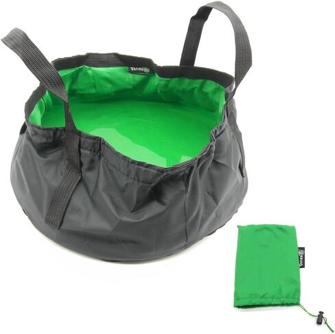 TRENDBOX Foldable Wash Basin Sink Water Bag Portable Mini 8.5L for Footbath Camping Hiking Outdoor Durable Design in Kuwait