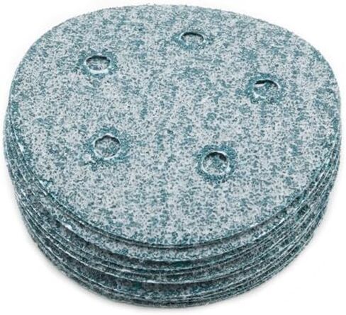 Sungold Abrasives 05562 Eclipse Film 36 حبيبة وخطاف وحلقة من أكسيد الألومنيوم أقراص صنفرة م تبخيرة 25 عبوة، 5 بوصات في 5 فتحات، in Kuwait