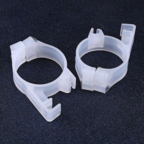 Motorcycle Front Fork Guard Covers, Fydun Plastic Front Fork Sliders Clips Protection Guards Motorcycle Accessories Fit for KLX650 KLX250R KLX300R(White) in Saudi Arabia