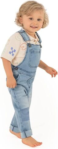 OFFCORSS Baby and Toddler Overall with Adjustable Straps, for Boys and Girls, Blue2 in Saudi Arabia