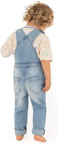 OFFCORSS Baby and Toddler Overall with Adjustable Straps, for Boys and Girls, Blue2 in Saudi Arabia