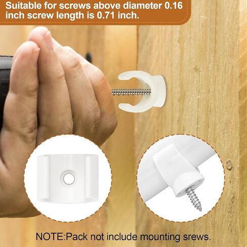 PEX Pipe Clamp Clip, 50Pcs 1/2 Inch PEX Clamp For PVC Water Pipes & Tubing Hoses Hangers Clips Holder Support Bracket Socket, White Plastic U Pipe Clamp Tools in Saudi Arabia