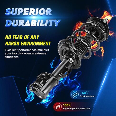 Front Strut Assembly & Sway Bar Links for 2011-2016 Hyundai Elantra, Shock Absorbers Replace 172709 172708 4PCS in Saudi Arabia