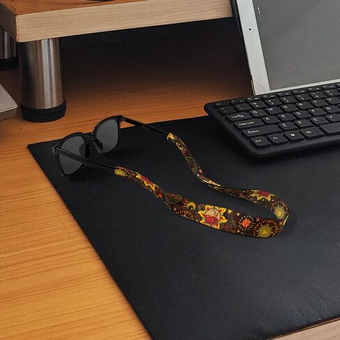 حزام نظارات WIRESTER Fashion، حزام حامل للنظارات الشمسية العائمة، مثبت نظارات مرن من النيوبرين الآمن للرجال والنساء in Saudi Arabia