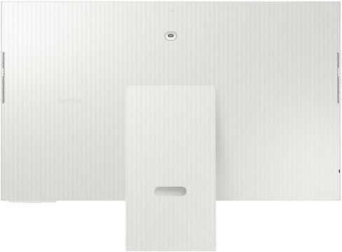 SAMSUNG 27" M80C UHD HDR Smart Computer Monitor Screen with Streaming TV, Slimfit Camera Included, Wireless Remote PC Access, Alexa Built-in (LS27CM801UNXZA),Warm White (Renewed) in Saudi Arabia