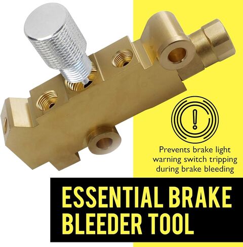 أداة نزف الصمامات الفولاذية من Mission Automotive لـ PV2 وPV4، تمنع التعثر غير المرغوب فيه لمفتاح تحذير ضوء الفرامل أثناء نزيف الفرامل، فرامل فولاذية لـ AC Delco 172-1353، 172-1371 in Kuwait