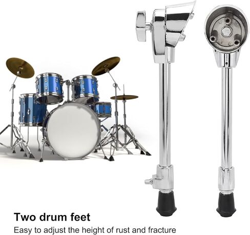 KAKAKE Bass Drum Leg، حامل ثلاثي الأرجل مضاد للصدأ لطبول الجاز، (KAKAKE 869wikqt0g890) in Kuwait