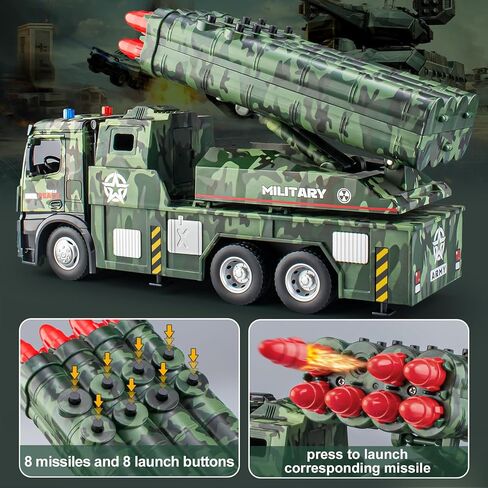 Cement Mixer Toy Truck Metal Cab, Big Construction Truck with Lights Sounds and Working Movable Parts, Friction Powered Construction Vehicles for Boys and Girls in Kuwait