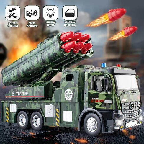 Cement Mixer Toy Truck Metal Cab, Big Construction Truck with Lights Sounds and Working Movable Parts, Friction Powered Construction Vehicles for Boys and Girls in Kuwait