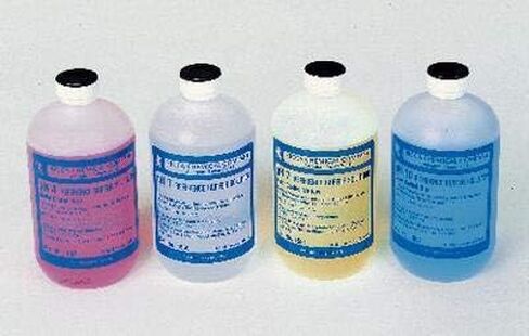 Ricca Chemical 1601-16 محلول درجة حموضة مرمز بالألوان، درجة حموضة 10.00، أزرق، 500 مل in Kuwait