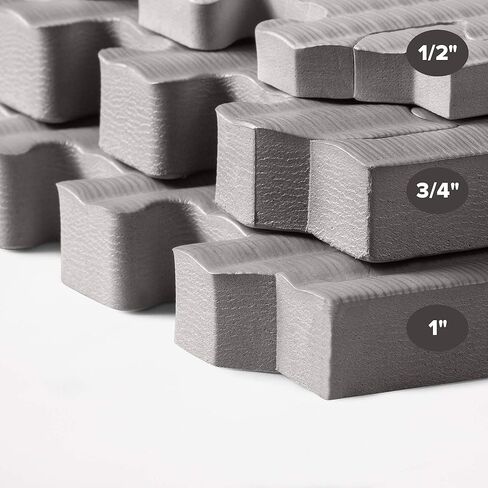 نحن نبيع سجادة تمارين سميكة من إسفنج EVA للفنون القتالية بسمك 3/4 بوصة، نمط تاتامي، بلاط أرضيات متشابك لصالة الألعاب الرياضية المنزلية، الفنون القتالية المختلطة، سجادات مضادة للتعب، 60.96 سم × 60.96 سم in Kuwait