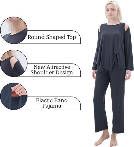 ZHDUSHYK Modal Pajamas for Women, Two Piece Set of Royan Pjs for Girls for Lounging, Sleeping & Outdoor in Saudi Arabia