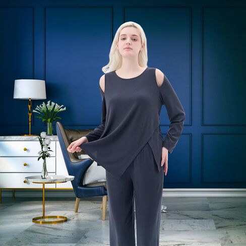 ZHDUSHYK Modal Pajamas for Women, Two Piece Set of Royan Pjs for Girls for Lounging, Sleeping & Outdoor in Saudi Arabia