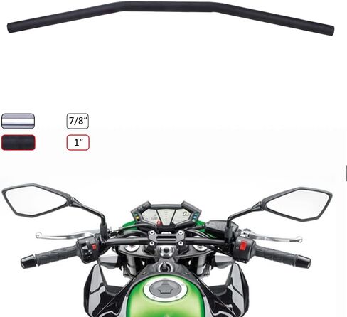 مقود دراجة نارية مسطح مقاس 1 بوصة من OUMURS، قضبان تحكم في السحب 25 مم لـ Chopper Bobber Cruiser Cafe Racer نمط سحب مخصص من الفولاذ مناسب لـ Harley Sportster 883 1200 Nightster Kawasaki in Kuwait