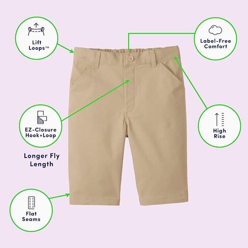 French Toast Girls' Adaptive Stretch Twill Bermuda Short in Saudi Arabia