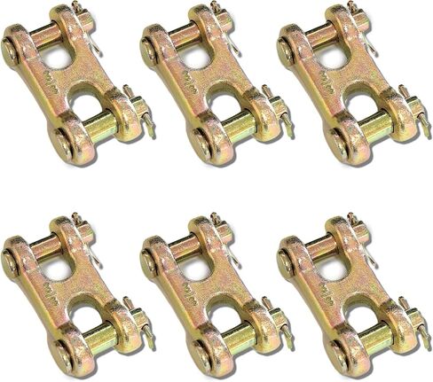(Pack of 2) 3/8 Inch Safety Chain Repair Link Twin Clevis 6600 Working Load Limit in Saudi Arabia
