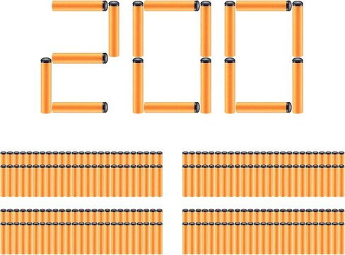 XShot Excel Universally Compatible Foam Darts Refill Box (200 Darts) by ZURU (36181) in Saudi Arabia