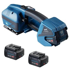 آلة ربط Electric Vevor ، مقابل 0.39 "-0.75" PP Pet Straps ، أداة نطاقات كهربائية محمولة مع شاشة رقمية ، أداة ربط أوتوماتيكية تعمل بالبطارية 2 × 4000 مللي أمبير في التغليف للبطارية. in Kuwait