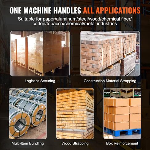 آلة ربط Electric Vevor ، مقابل 0.39 "-0.75" PP Pet Straps ، أداة نطاقات كهربائية محمولة مع شاشة رقمية ، أداة ربط أوتوماتيكية تعمل بالبطارية 2 × 4000 مللي أمبير في التغليف للبطارية. in Kuwait