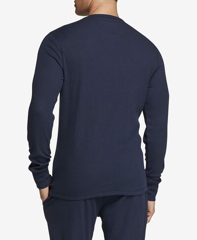 Tommy Hilfiger Men's Thermal Long Sleeve Crew Neck Shirt in Saudi Arabia