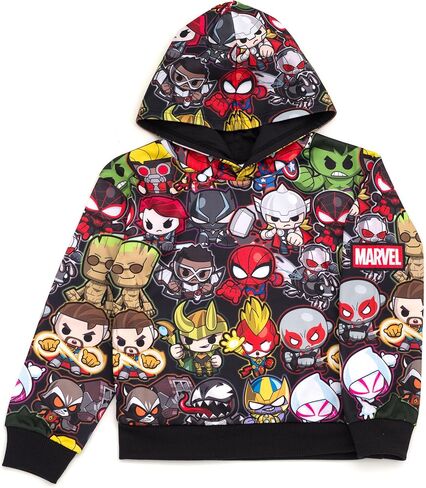 Marvel Avengers Spider-Man Venom Iron Man Fleece Pullover Hoodie Toddler to Big Kid in Saudi Arabia