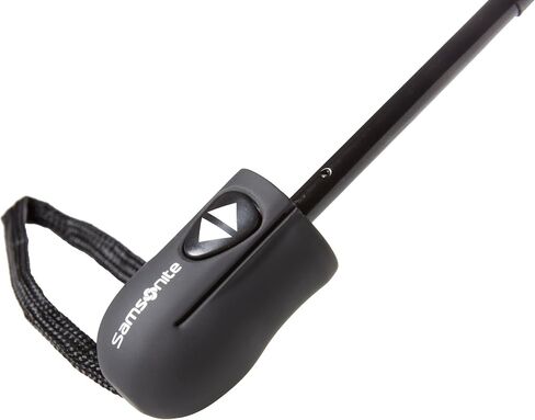 Samsonite Compact Auto Open/Close Umbrella, Black, One Size in Saudi Arabia