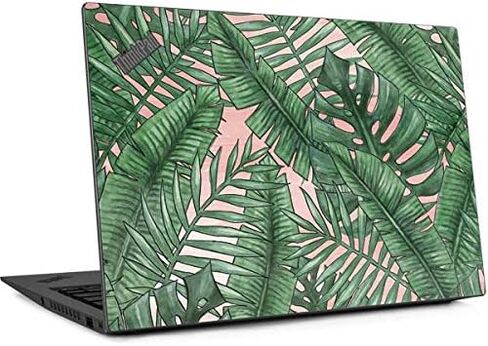 Skinit Decal Laptop Skin Compatible with Thinkpad X1 Carbon (6th Gen 2018) - Officially Licensed Originally Designed Spring Palm Leaves Design in Saudi Arabia