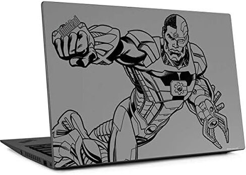 ملصق Skinit للكمبيوتر المحمول متوافق مع Thinkpad X1 Carbon (الجيل السادس 2018) - تصميم Warner Bros Cyborg Comic Pop المرخص رسميًا in Saudi Arabia