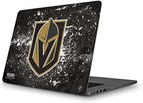 Skinit Decal Laptop Skin Compatible with MacBook Pro 13 (2013-15 Retina Display) - Officially Licensed NHL Vegas Golden Knights Frozen Design in Saudi Arabia