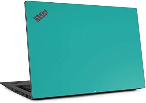 Skinit Decal Laptop Skin Compatible with Thinkpad X1 Carbon (6th Gen 2018) - Officially Licensed Originally Designed Aqua Blue Design in Saudi Arabia