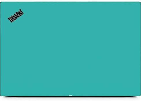 Skinit Decal Laptop Skin Compatible with Thinkpad X1 Carbon (6th Gen 2018) - Officially Licensed Originally Designed Aqua Blue Design in Saudi Arabia