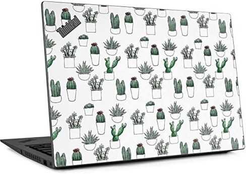 Skinit Decal Laptop Skin Compatible with Thinkpad X1 Carbon (6th Gen 2018) - Officially Licensed Originally Designed Succulent Pattern Design in Saudi Arabia