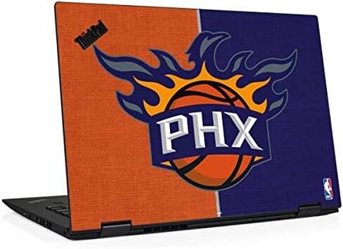 Skinit Decal Laptop Skin Compatible with Thinkpad X1 Yoga (3rd Gen 2018) - Officially Licensed NBA Phoenix Suns Canvas Design in Saudi Arabia