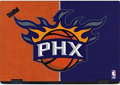 Skinit Decal Laptop Skin Compatible with Thinkpad X1 Yoga (3rd Gen 2018) - Officially Licensed NBA Phoenix Suns Canvas Design in Saudi Arabia