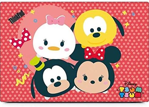 ملصق Skinit للكمبيوتر المحمول متوافق مع Thinkpad X1 Carbon (الجيل السادس 2018) - تصميم Disney Tsum Tsum Disney Friends مرخص رسميًا in Saudi Arabia