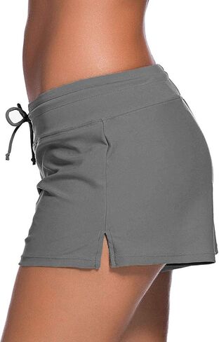ويلبوند ملابس السباحة النسائية السراويل Tankini السباحة ملخصات حجم كبير أسفل بواردشورت الصيف ملابس الشاطئ جذوع للفتيات in Kuwait