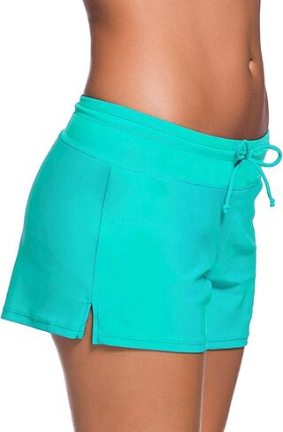 WILLBOND Women Swimsuit Shorts Tankini Swim Briefs Plus Size Bottom Boardshort Summer Swimwear Beach Trunks for Girls in Kuwait