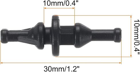 20PCS Fan Shock Absorbing Rubber Nail, Short Style Computer Hardware Cooling Fan Screw Anti Noise Shockproof Silicone Rubber Cooler for PC, Black in Saudi Arabia