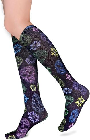 Benefeet Sox النساء الفتيات مضحك الجدة جوارب طويلة إلى الركب مجنون لطيف على العجل الجوارب ثلاثية الأبعاد طباعة الجوارب هالوين عيد الميلاد تأثيري in Kuwait