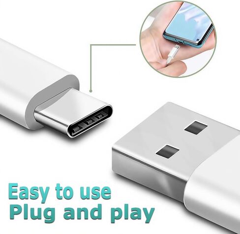 EufyCam Charger Security Cameras USB A to Type C Cord Compatible for Oura Ring 4/Gen 3 Charger Cable, EufyCam 2C/2C Pro/2S/3(S300)/3C(S300C)/S3 Pro(S330)/S340/3E/L810/L210 Accessories (5ft) in Saudi Arabia