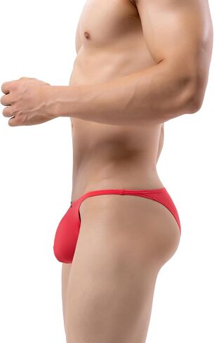 Hanhepee Men's Cheeky Bikini Panties Breathable Briefs Soft Stretch Underwear in Kuwait
