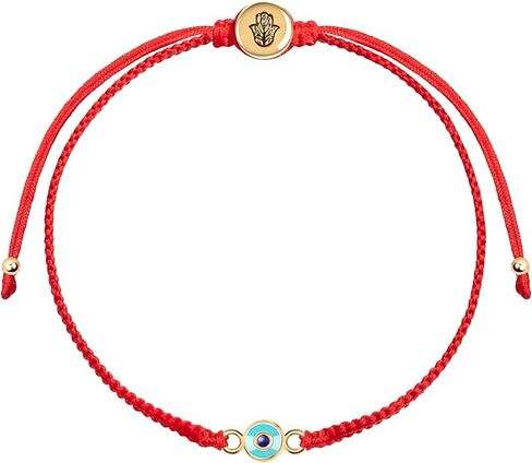 KARMA AND LUCK - Karmic Power - Women's Wisdom Chakra Real Multistone Adjustable Drawstring Red String Bracelet Handmade with Love in Bali To Reestablish your Balance in Saudi Arabia