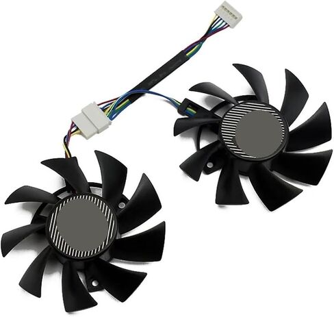 Muyihui 75MM FD8015U12D 6Pin، مروحة تبريد بطاقة الرسومات، لـ 2060 1660 1660Ti TUF Gaming OC، استبدل T128015BU in Saudi Arabia